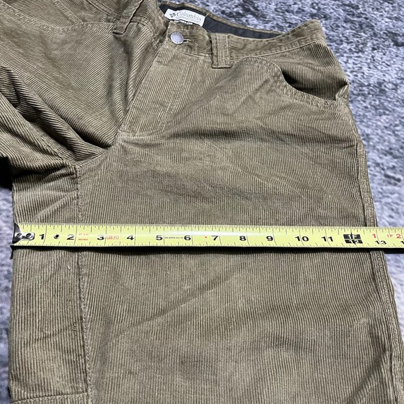 Columbia Corduroy Pants Mens 30x34 Tan Straight Leg Outdoor Hiking Utility - Picture 14 of 15